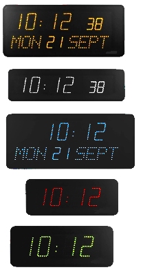 LED Digitaluhren von Bodet Modell Style